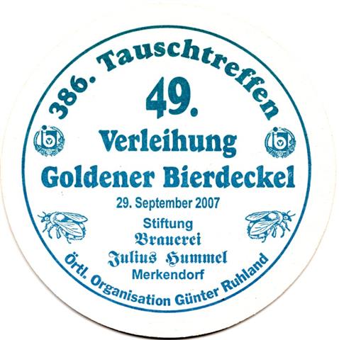 memmelsdorf ba-by hummel ibv 6b (rund215-49 verleihung 2007-blaugrün)